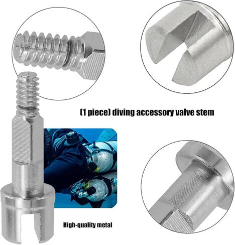 Stainless Steel Diving, Professional Snorkeling Gear Part with 300 Meter Depth Capacity Professional Diving Valves in Kuwait