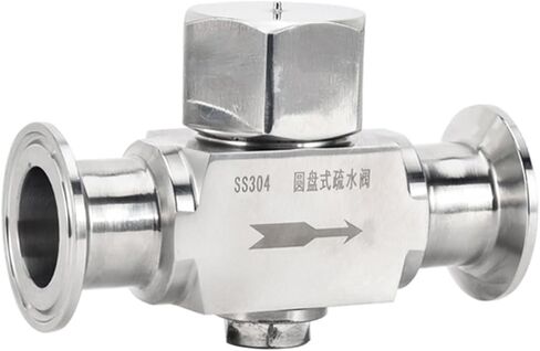 1.5" Tri Clamp OD 38mm Steam Trap SS304 Stainless Steel Thickened High Temperature Resistant Steam in Kuwait