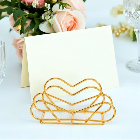 STOBAZA 2pcs Heart-shaped Cast Iron Napkin Holder Set, Metal Paper Towel Dispenser for Kitchen Dining Table, Countertop Tissue Paper Rack Organizer for Restaurant and Home Use in Kuwait
