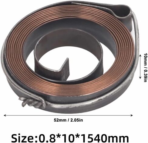 2 Pcs 0.8 x 10mm Steel Drill Press Rturn Spring Drill Feed Return Coil Spring Assembly Quill Spring Replacement for Bench Drill in Kuwait