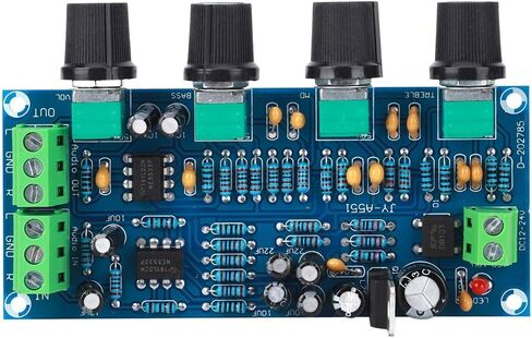NE5532 Preamp Tone Board | Single Supply for Amplifier | High/Mid/Low Volume Control | Enthusiast - Grade Audio Module in Saudi Arabia