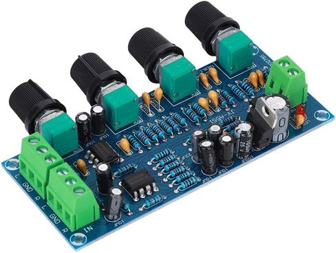 NE5532 Preamp Tone Board | Single Supply for Amplifier | High/Mid/Low Volume Control | Enthusiast - Grade Audio Module in Saudi Arabia