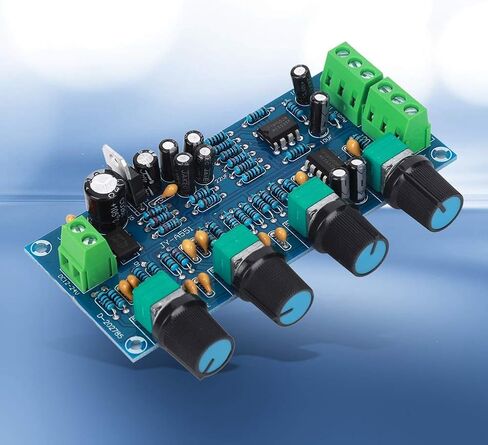 NE5532 Preamp Tone Board | Single Supply for Amplifier | High/Mid/Low Volume Control | Enthusiast - Grade Audio Module in Saudi Arabia