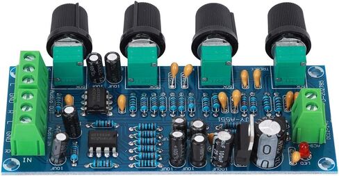 NE5532 Preamp Tone Board | Single Supply for Amplifier | High/Mid/Low Volume Control | Enthusiast - Grade Audio Module in Saudi Arabia