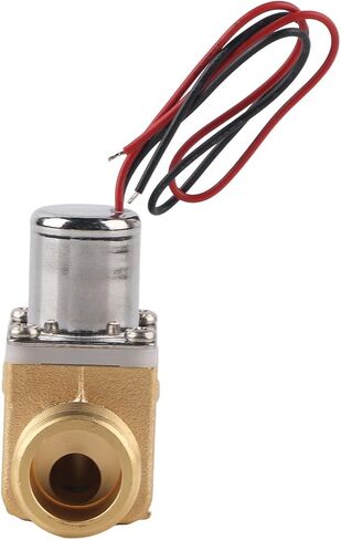 Brass Solenoid Valve, DC 4.5V 1/2 Electric Solenoid Valve Water Flow Pulse Electromagnetic Electric Valve Solenoid Valve for Water Air Gas Oil in Kuwait