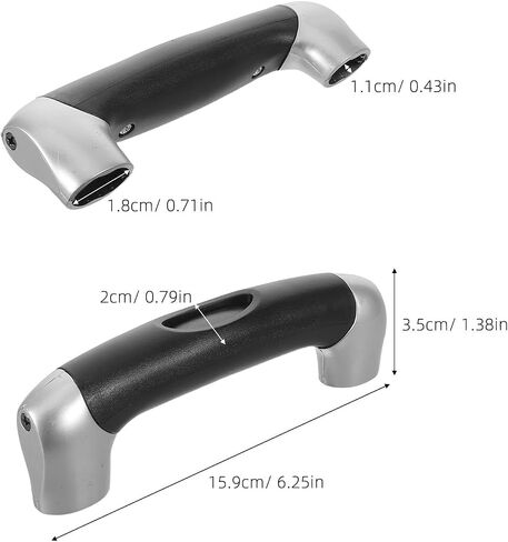 NUOBESTY Replacement Luggage Handle for Suitcase and Briefcase with Retractable Design, Plastic Material, Smooth Extension and Retraction, for Luggage Handle Repair and Travel Use in Kuwait