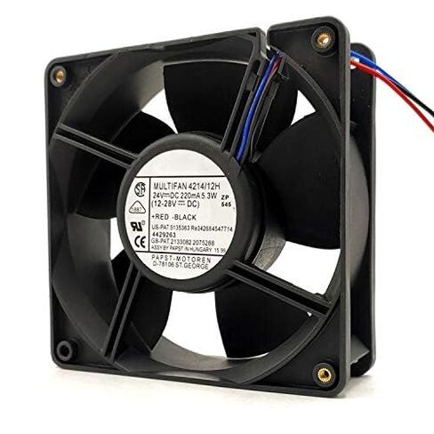 4214/12H PAPST 24V 120mm مروحة تبريد - 12038 5.3W 3-Wire مروحة تبريد عاكسة in Kuwait
