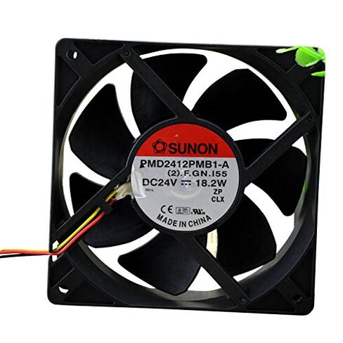 SUNON PMD2412PMB1-A 24 فولت 18.2 وات 12038 12 سم 3 أسلاك مروحة تبريد in Kuwait
