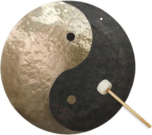 gong Large gong Copper Hand gong 60-120Cm Gong Gong Musical Instrument Handmade Yoga Meditation Taiji Wind Gong(Color:65cm,Size:) in Kuwait