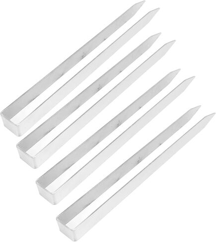 Ground Anchors, Heavy Duty Stainless Steel U Hook for Easy Penetration, Garden Stakes, U Shaped Stakes with 4 Pieces for Landscaping, Barrier Fabric, Irrigation Tubing in Kuwait