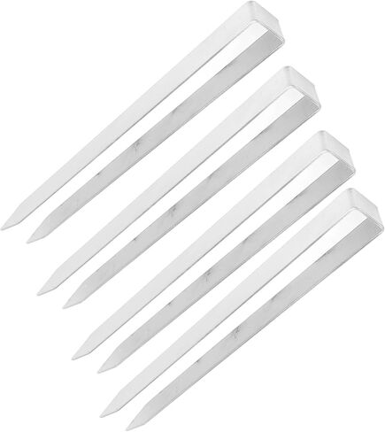 Ground Anchors, Heavy Duty Stainless Steel U Hook for Easy Penetration, Garden Stakes, U Shaped Stakes with 4 Pieces for Landscaping, Barrier Fabric, Irrigation Tubing in Kuwait