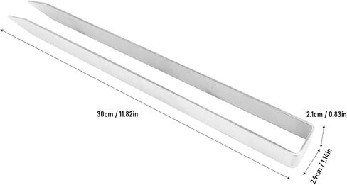 Ground Anchors, Heavy Duty Stainless Steel U Hook for Easy Penetration, Garden Stakes, U Shaped Stakes with 4 Pieces for Landscaping, Barrier Fabric, Irrigation Tubing in Kuwait