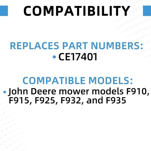 CE17401 Gearbox Compatible with John Deere F910 F915 F925 F932 F935 Mowers in Kuwait