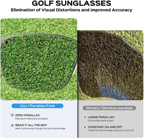 Golf Sunglasses for Men, Polarized Lenses for Green Reading, Lightweight & Stylish for Golfing, Fishing & Driving in Saudi Arabia