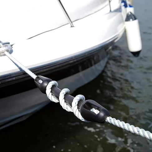 2 Pcs Heavy-Duty Boat Mooring Snubber Dock Line for 3/8 in – 7/16 in (10-12mm), 13 3/16 inches Length, Reduces Stress On Dock Lines and Bollards in Kuwait