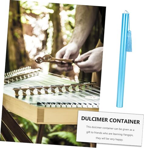 Toddmomy Dulcimer Storage Holder Portable Yangqin Musical Instrument Container Aluminum Alloy Easy Access Rotary for Storage for Musicians in Kuwait