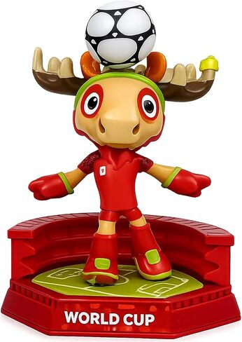 GiftExpress World Cup 2026 Merchandise, Mascot Figurine – Maple - Canada the Moose World Cup Collectible Toy Figures in Kuwait