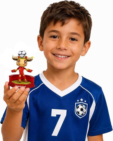 GiftExpress World Cup 2026 Merchandise, Mascot Figurine – Maple - Canada the Moose World Cup Collectible Toy Figures in Kuwait