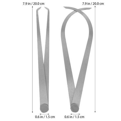 FOMIYES 2pcs 200mm Internal External Joint Caliper Set for Carving Sculpture and Modeling Measurement with Firm Joints for Precise Dimensional Inspection in Kuwait