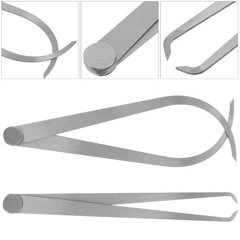 FOMIYES 2pcs 200mm Internal External Joint Caliper Set for Carving Sculpture and Modeling Measurement with Firm Joints for Precise Dimensional Inspection in Kuwait