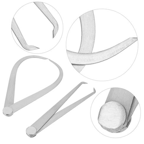 Stainless Steel Calipers 6 Inch 2 Pcs – Inside Outside Calipers for Machinist, Dimensional Measurement Tool Set with Stainless Iron in Kuwait