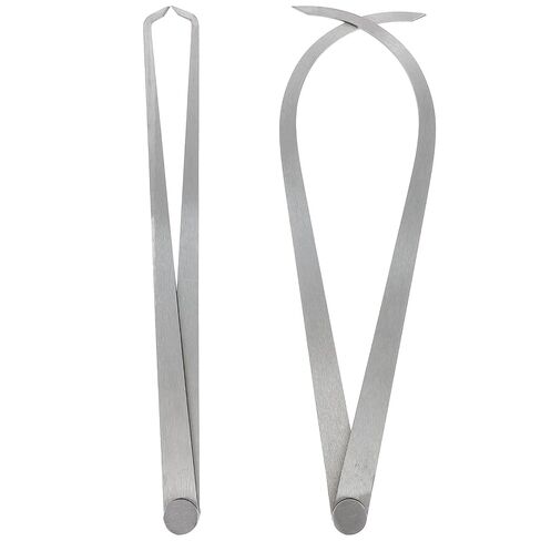 2Pcs Internal External Caliper Set 250mm for Sculpture Measuring, Pottery Clay Modeling, Carving and Ceramic Dimensional Measurement Tools in Kuwait