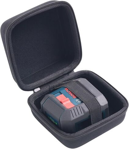 حقيبة بديلة واقية صلبة للسفر، متوافقة مع جهاز الليزر Bosch GLL50-20 بطول 50 قدمًا، باللون الأسود (الجراب فقط) in Kuwait