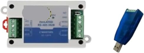 اثنان رئيسيان واحد/متعدد تابع RS485 مكرر ذاكرة تخزين مؤقت عزل إلكتروني ضوئي Modbus Dual Master Hub in Kuwait