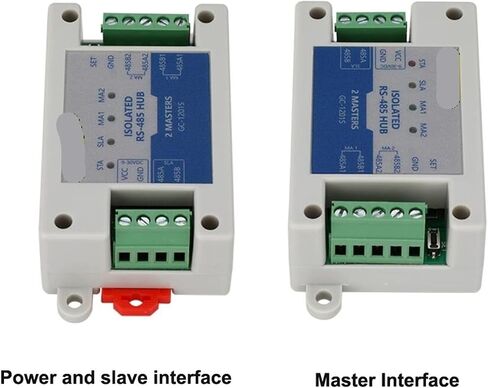 اثنان رئيسيان واحد/متعدد تابع RS485 مكرر ذاكرة تخزين مؤقت عزل إلكتروني ضوئي Modbus Dual Master Hub in Kuwait