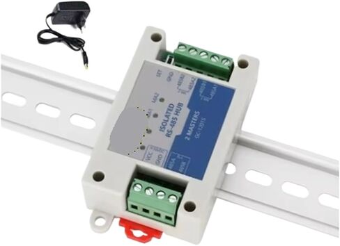 اثنان رئيسيان واحد/متعدد تابع RS485 مكرر ذاكرة تخزين مؤقت عزل إلكتروني ضوئي Modbus Dual Master Hub in Kuwait
