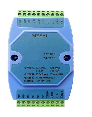 MB8AI 4-20mA 0-5V 0-10V 8 قناة 12 قناة التناظرية المدخلات اكتساب وحدة الارسال RS485 MODBUS in Kuwait