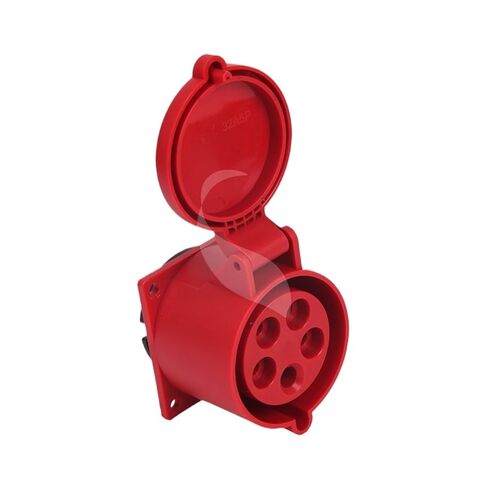 IP44 Socket spot AP-325-32A Industrial Concealed Straight in Saudi Arabia