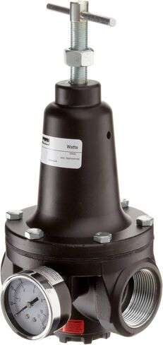 Parker R119-12CG Compressed Air Regulator, Hi-Flow, 1-1/2" NPT, Relieving, with Gauge, 300 Max psi, Heavy-Duty T-Handle in Saudi Arabia