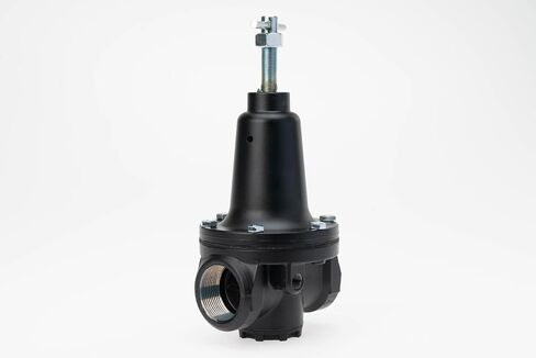 Parker R119-12CG Compressed Air Regulator, Hi-Flow, 1-1/2" NPT, Relieving, with Gauge, 300 Max psi, Heavy-Duty T-Handle in Saudi Arabia