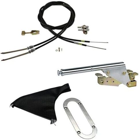 EHB-7000F Floor Mount E-Hand Brake Kit w/Boot/Cables,Chrome 91602062 in Kuwait