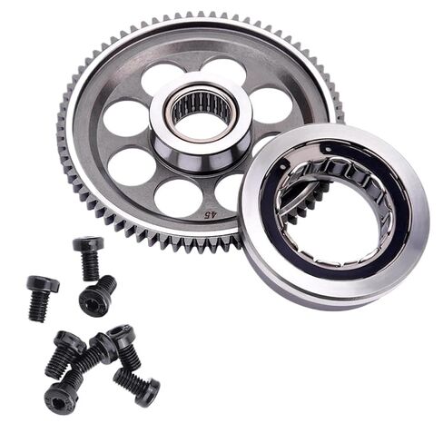 Motorcycle Starter Clutch Assembly Gear Compatible with 250 EXC-F 250 XCF-W (2009-2011) and XC-F (2008 2007-2009) - Replaces Part Numbers 77040020000 77040025000 in Saudi Arabia