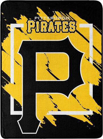 MLB Dimensional Pirates Micro Raschel Throw in Kuwait