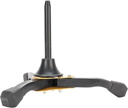 Straight Saxophone Stand, Folding Portable Tripod Iron Stand for Woodwind Instruments, with Rubber Caps for Clarinet Flute Saxophone Trumpet in Kuwait