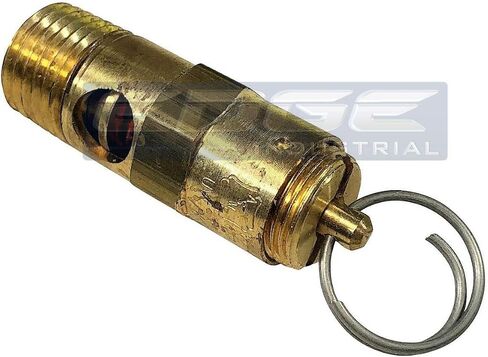 صمام أمان معتمد من Conrader Brass ASME، ضغط محدد 175 رطل لكل بوصة مربعة، 1/4 بوصة ذكر NPT in Kuwait