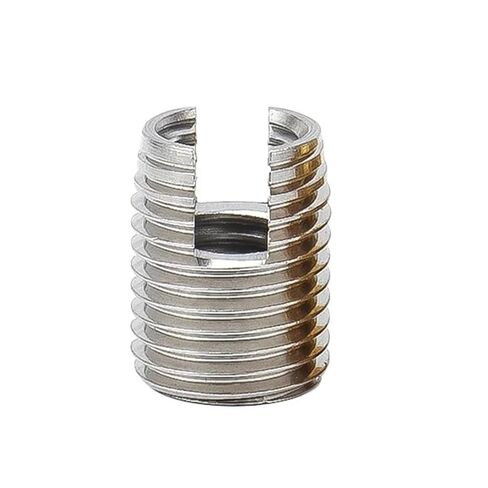 Stainless/Carbon Steel Metal Thread Repair Insert Self Tapping Slotted Threaded Nut M2 M3 M4 M5 M6 M8 M10 M12 M14 M16 M18 M20(Galvanized,M18xM22x24mm(1pcs)) in Kuwait