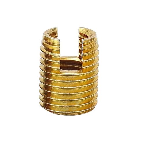 Stainless/Carbon Steel Metal Thread Repair Insert Self Tapping Slotted Threaded Nut M2 M3 M4 M5 M6 M8 M10 M12 M14 M16 M18 M20(Galvanized,M18xM22x24mm(1pcs)) in Kuwait