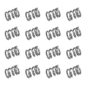 uxcell 50Pcs 304 Stainless Steel Compression Springs, 0.5mm x 7mm x 50mm Small & Tiny Pen Spring for Home Repair & DIY, Workshop & Industrial Use, (Silver Tone) in Kuwait