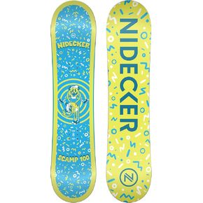 لوح التزلج على الجليد Nidecker Scamp Youth All-Mountain - هيكل خفيف الوزن، مزدوج حقيقي، مرن صديق للأطفال - التعلم، المبتدئين in Kuwait