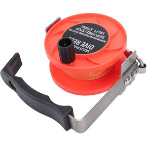 RiToEasysports Scuba Dive Reel, 150ft ABS Stainless Steel Finger Spool with Brass, for cave Wreck Technical Diving in Saudi Arabia