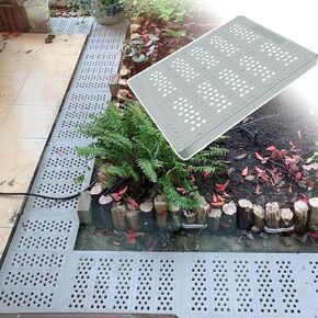 Heavy-Duty Rebar-Reinforced Drain Grate Cover - Gray Trench Drain for Indoor/Outdoor Use in Garage, Garden, Basement & Courtyard (50x15x2cm / 19.5x5.9x0.78in) in Kuwait