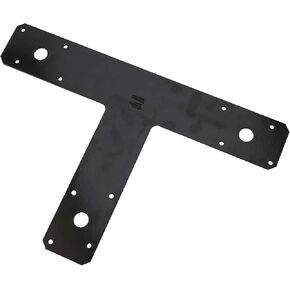 National Hardware 12 in. x 8 in. Black T-Plate - 1 Each in Kuwait