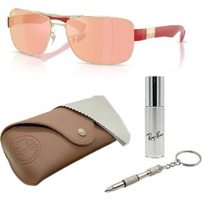نظارات شمسية من مجموعة Ray-Ban RB3763M SCUDERIA FERRARI على شكل مربع للرجال والنساء مع مجموعة نظارات RAYBAN الرسمية in Kuwait