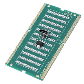 جهاز اختبار فتحة ذاكرة اللوحة الأم للكمبيوتر المحمول GOWENIC DDR4، مع أضواء مؤشر LED، أداة سهلة لاستكشاف الأخطاء وإصلاحها، لاكتشاف الأخطاء القصيرة للأجهزة المفتوحة in Kuwait