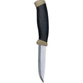 Morakniv M-13216 سكين خارجي ذو شفرة ثابتة مع شفرة من الفولاذ المقاوم للصدأ، 4.1 بوصة، أسمر صحراوي in Kuwait