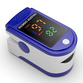 Fingertip Pulse Oximeter Blood Oxygen Saturation Monitor with OLED Screen Included Lanyard in Kuwait